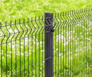 Welded wire fence panel